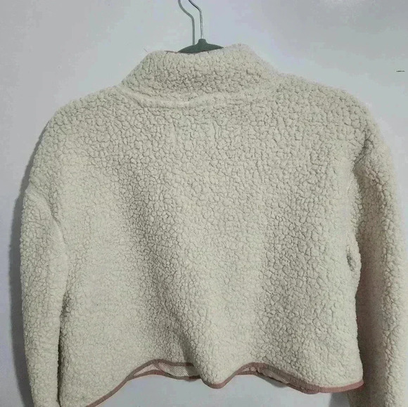 Champion Sherpa cropped zip up, Size Large - Picture 5 of 8